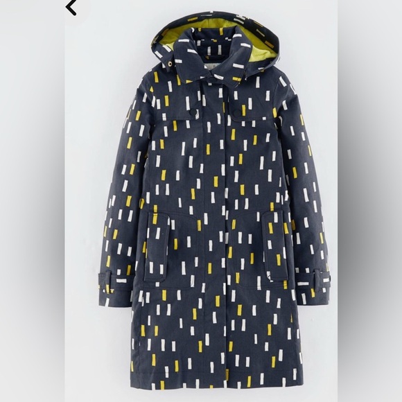 Boden Rainy Day Mac fleece lined jacket - size 2 petite - Picture 1 of 14